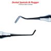 Dental Composite Filling Instruments Spatula & Plugger Titanium Black Tips 5PCS