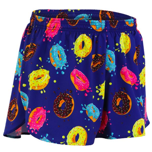 BOA Running Men's Stretch 3" Printed Half Split Trainer- Donuts