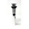 Sink Drain Assembly with Overflow Fitting, 1-1/2" to 1-3/4" Drain Hole, Chrome