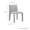 Rhodes Dining Chair in Dove Gray