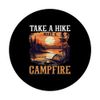 Camping Tent Take a hike, make a campfire PopSockets Standard PopGrip