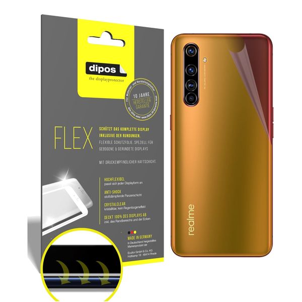 2x Screen Protector for Oppo Realme X50 5G back Protective Film covers 100%