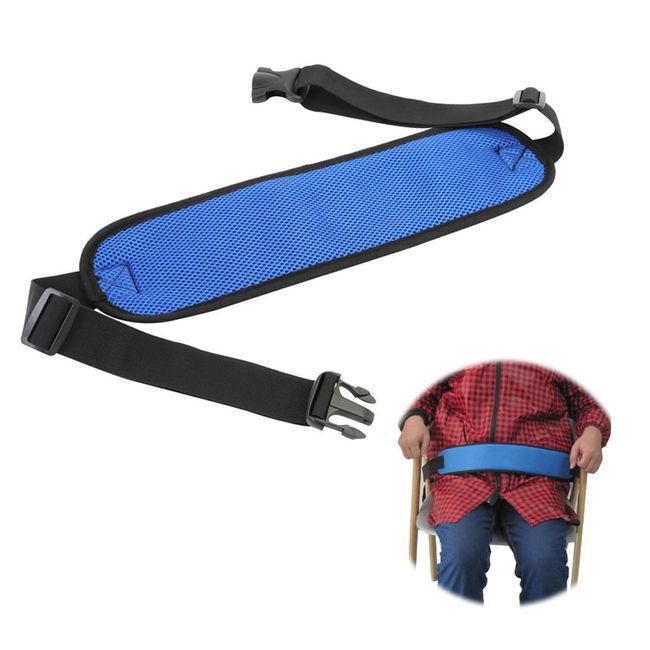 Doyeemei Wheelchair Belt, Nursing, Fall Prevention, Wheelchair Seat Belt, Safety Belt, Retaining, Posture, Fall Prevention, Protective Belt, Blue