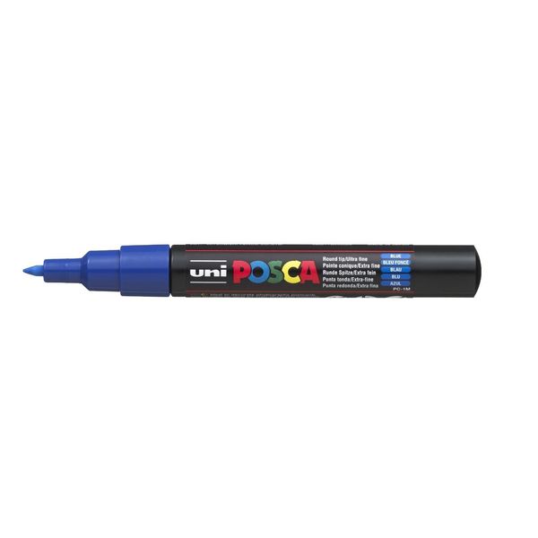 Uni-Ball 17921000 Posca Extra Fine Bullet Tip Marker - Blue