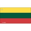 Lithuania Flag Novelty Aluminum Key Chain KC-4081