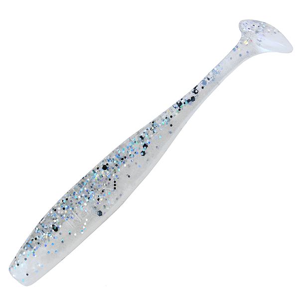Relax L037 Bass 2.5 Inch Set of 4 Rubber Fish Bass Zander L037 Silver
