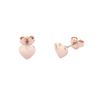 Ted Baker Harly Tiny Heart Stud Earrings For Women (Rose Gold)