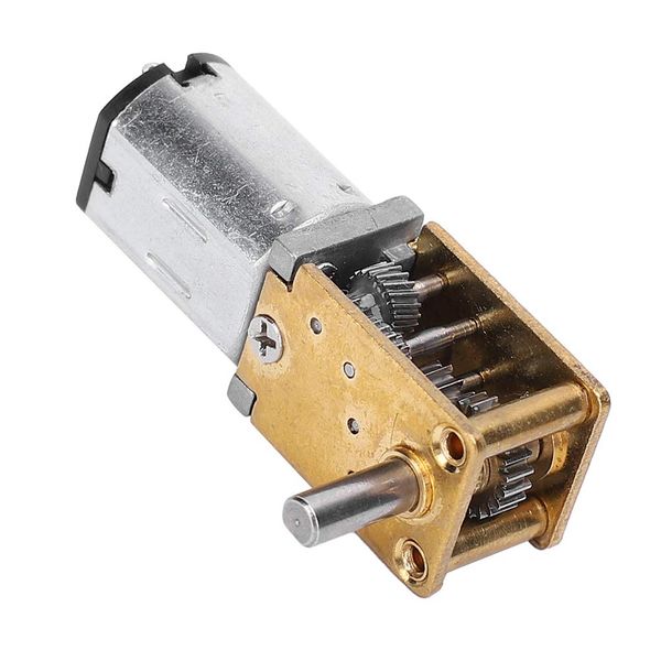 Geared Motor 1218GE‑N20 Mini Gear Motor Micro Worm Gear Mini Reducer Motor Reducer Motor Reducer Brush DC Motor for Electronics RC Car Robot Model DIY Engine Toy Motor(DC6V 70RPM)