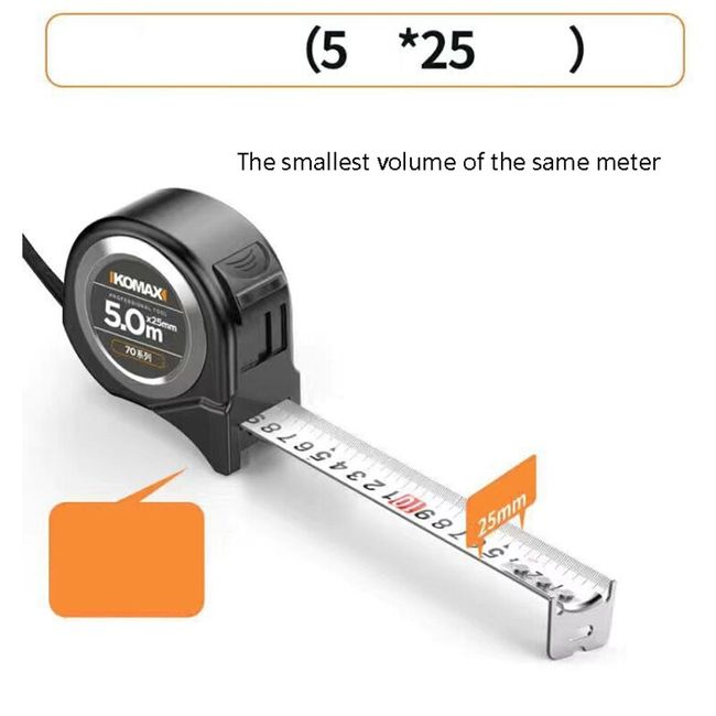 Retractable Metal Tape Measure 10ft/3m - Both Imperial and Metric Scale