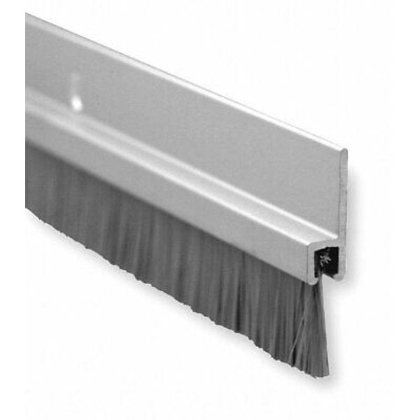 Pemko 18061CNB84 Aluminum and Nylon Door Bristle Weatherstrip, Clear...