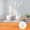 10 PCS E14 Lamp Holder Edison Screw Lamp Holder Small E14 Socket Lamp Holder Insulating Plastic Shell Light Bulb Socket 250V 2A High Conductivity E14 Pendant Socket & Replacement Ring (White)