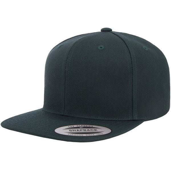 Flexfit Premium Snapback Cap Hat, Spruce, One Size