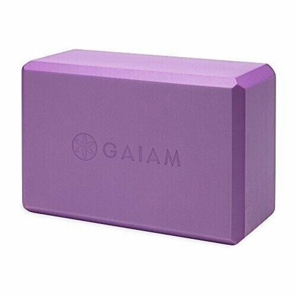 Gaiam Yoga & Pilates Accessories Yoga Block Purple