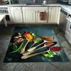Spices Patterned Non Slip Floor Carpet,Kitchen Carpet
