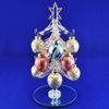 Folkart Cute Handmade Glassware Drop Tree Milky