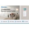 DEWENWILS Remote Control Outlet, Independent Control Wall Mounted Wireless