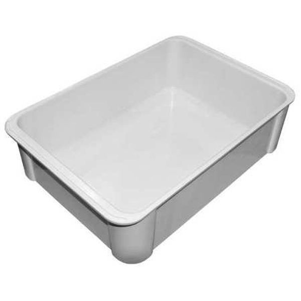 Stack Container, 16-1/2x11-3/5x4-5/8, Wht