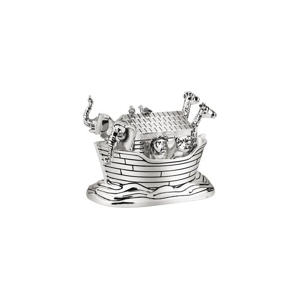 Zilverstad 6822261 Music Box 8.5 x 5.5 x 6 cm Silver Plated Noah's Ark