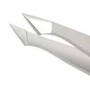 REMOS Combination Tweezers Stainless Steel 9.5cm - for splinters & Hair - Satin
