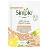 Simple Protect 'N' Glow 48h Glow Sheet Mask Korean skin care routine for sensitive skin brightens and revitalises dull & tired skin 1 mask