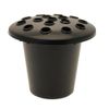 Black Plastic Grave Vase Container Insert