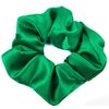 Mytoptrendz® Luxurious Silky Satin Scrunchie Ponytail Hair Ties Hair Updo Bands for Girls Ladies Hair Accessories (Green Emerald )