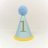 Any Age Pastel Birthday Party Hat - Multiple Colour Choices Available