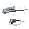 CEFEPH 105 Degree Right Angle Driver 1/4 Inch Hex Screwdriver Holder Drill Bit Angle Driver Power Drill