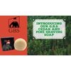 G.B.S 97% All Natural Shave Soap Set for Men, Cedar & Pine