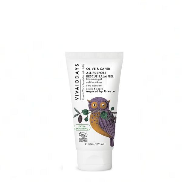 VIVAIODAYS Olive & Caper All Purpose EXTRA Soothing Rescue Balm Gel for Dry, Irritated & Sensitive Baby & Adult Skin.