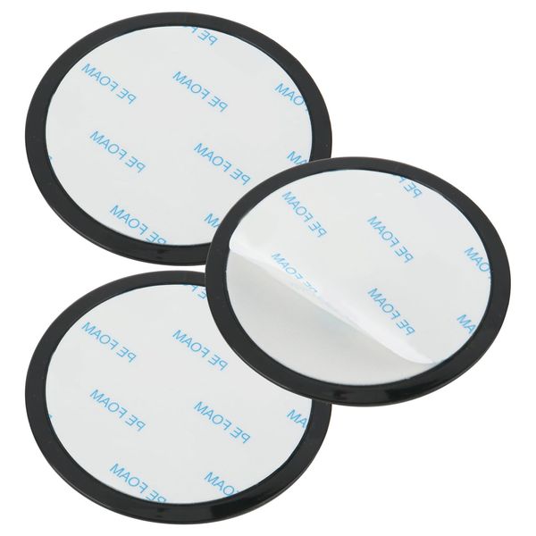Qtksceadlnce 3 pcs Klebe-Befestigungsplatten fürs Armaturenbrett, sehr stark haftender Kleber, ideal für Navigationsgerät und Handyhalter