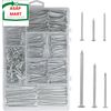 376Pcs Premium Hardware Nails Assortment Kit, Maximum Length 2 Inches Galvanized
