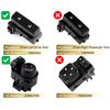 Power Window Control Switch Button Front Driver Side Door Lock Switch & Mirror Switch Compatible with 2007-2013 Chevy Silverado/GMC Sierra 1500 2500HD 3500HD