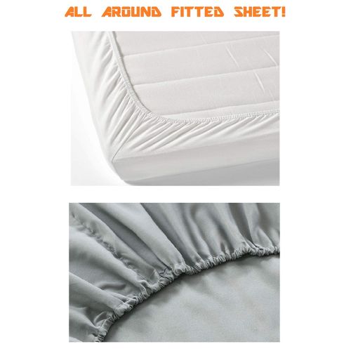 Elegant Comfort 1500 Premium Hotel Quality 1-Piece Fitted Sheet, Softest Quality Microfiber - Deep Pocket up to 16 inch, Wrinkle and Fade Resistant, Full, Camel-Gold