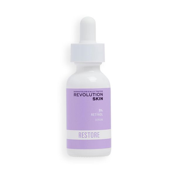 Revolution Skincare London, 1% Retinol Face Serum, Super Intense Serum, Smooths & Evens Skin Tones, Non-Greasy, 30ml