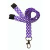 Customcard ltd. DotPurple Staff Visitor Polka Dot Lanyards