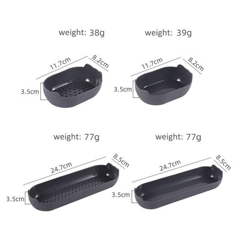 JasCherry 4 Pack Baguette Pan French Bread Silicone Baking Moulds, Reusable Non-Stick Perforated French Stick Loaf Tins Baking Tray, Black