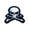 Skull & Crossbones Iron On Sew On Embroidered Patch