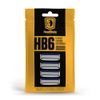 HeadBlade HB6 Refill Blades - 6 Stainless Steel Blades for No Tugging or Pulling, Shave Less, Works for Face, Body, and Scalp