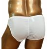 Men's Collection Pole Comfortable 3d Briefs White