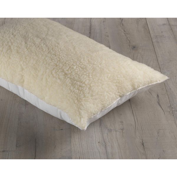 Just Like Wool' Cover Reversible Hollowfibre Filled Pillow Pair