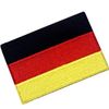 Germany Flag Embroidered Applique Iron On/Sew On Patch Badge