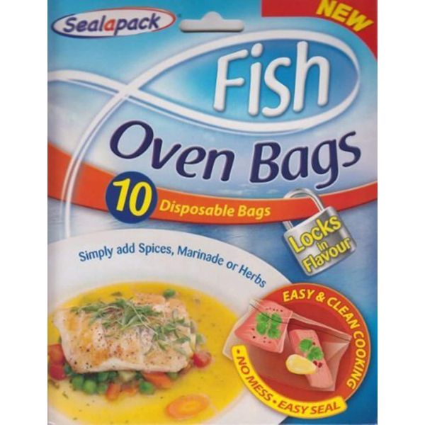 2 x Fish Oven Bags - 10 Disposable Bags - No Mess Easy Seal