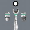 Wera 05005460001 Socket Rail C 4 Zyklop Socket Set, 1/2" Drive, 9 Pcs