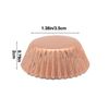 Mombake Mini Foil Cupcake Cases,Muffin Baking Cups(Rosegold, 300-Count)