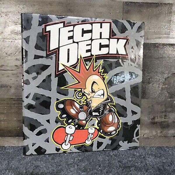 X-Concepts TECH DECK Black Gray Heavy Metal 2" 3-Ring Binder Ramp 12"x10 3/4"