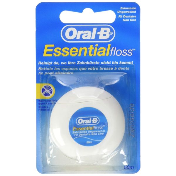 oral b Essential Floss 50m unwaxed