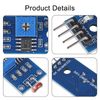 10pcs 5MM LDR Photosensitive Sensor Module Light Dependent Resistor Sensor Module Digital Light Detection LM393 3 pins for Arduino