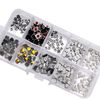 250 PCS 10 Value Tactile Push Button Switch Micro Momentary Tact Assortment Kit, for TV Audio Remote Key Cameras Computers, with Plastic Box