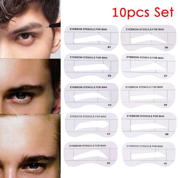 [Eyebrow stencil] Men&#39;s eyebrows 10 types template